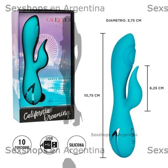 Vibrador estimulador PREMIUM Santa Monica Starlet